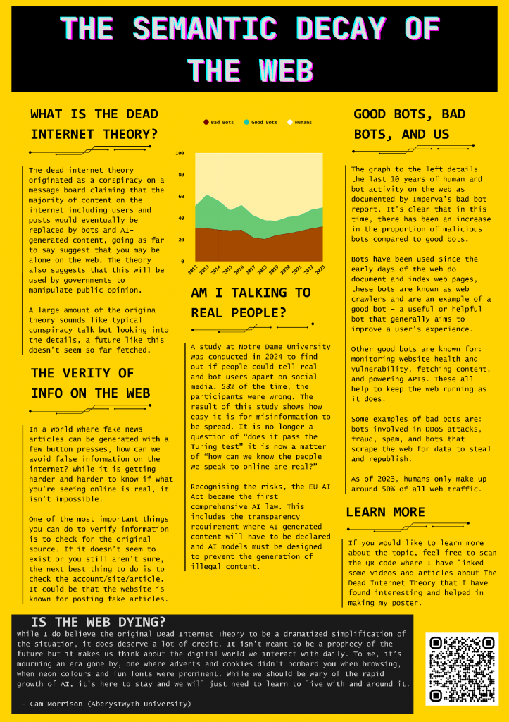 Cam's poster: The Semantic Decay of the Web